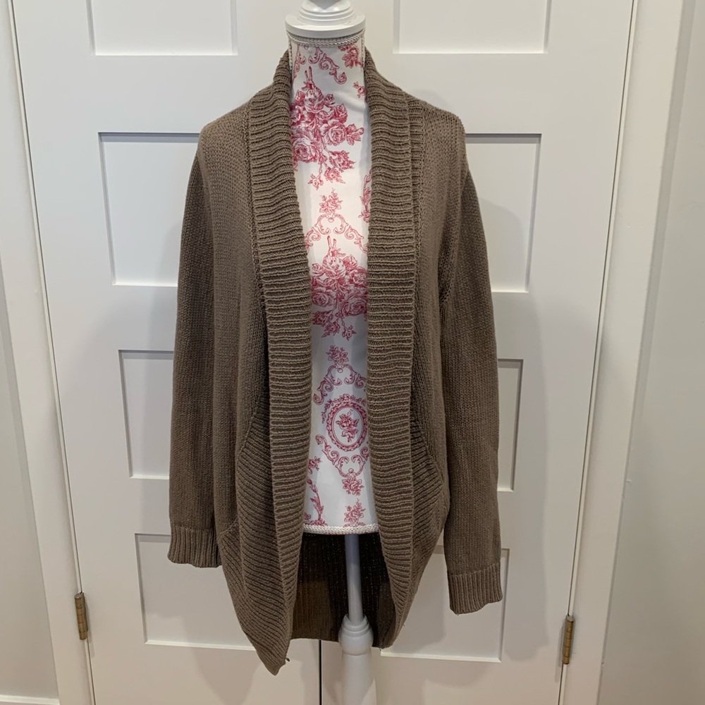 EUC Banana Republic Cozy Brown Women's Knit Cocoon Sweater